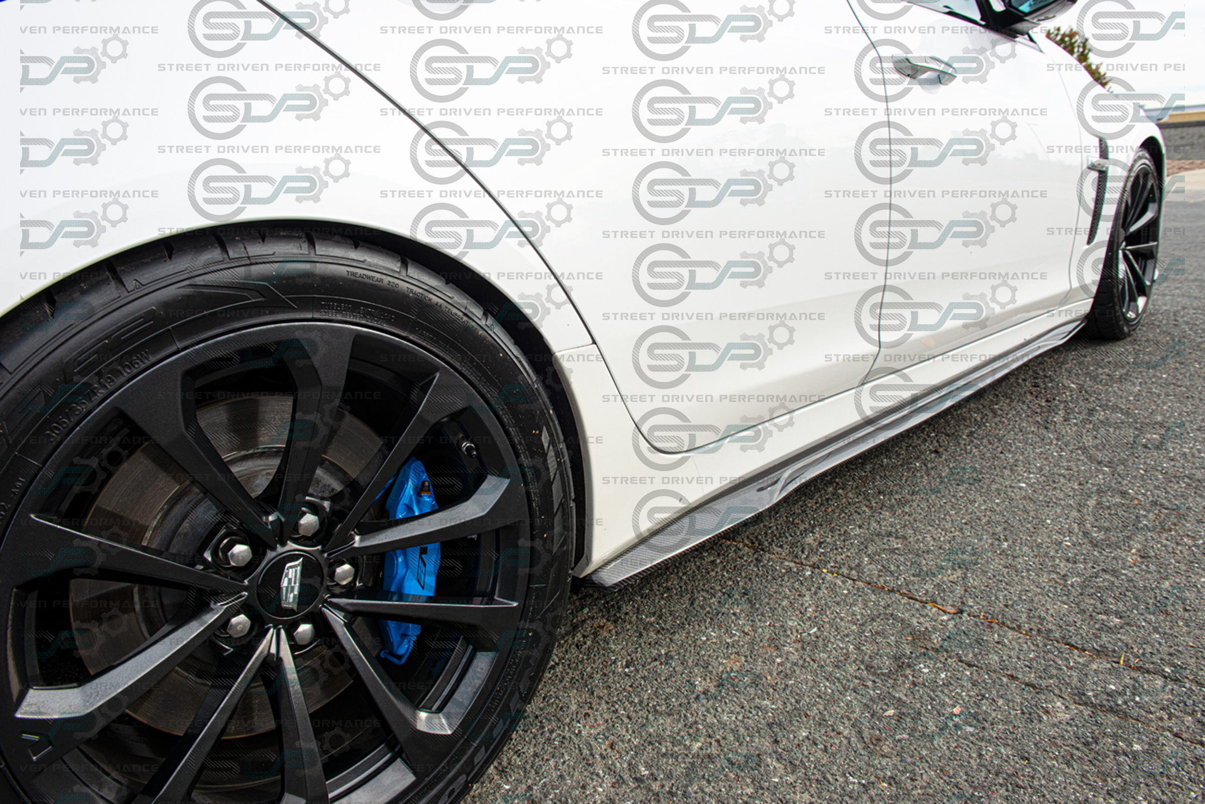 2016-2019 CTS-V V3 - Carbon Fiber Side Skirts Rocker Panels Ground Effects